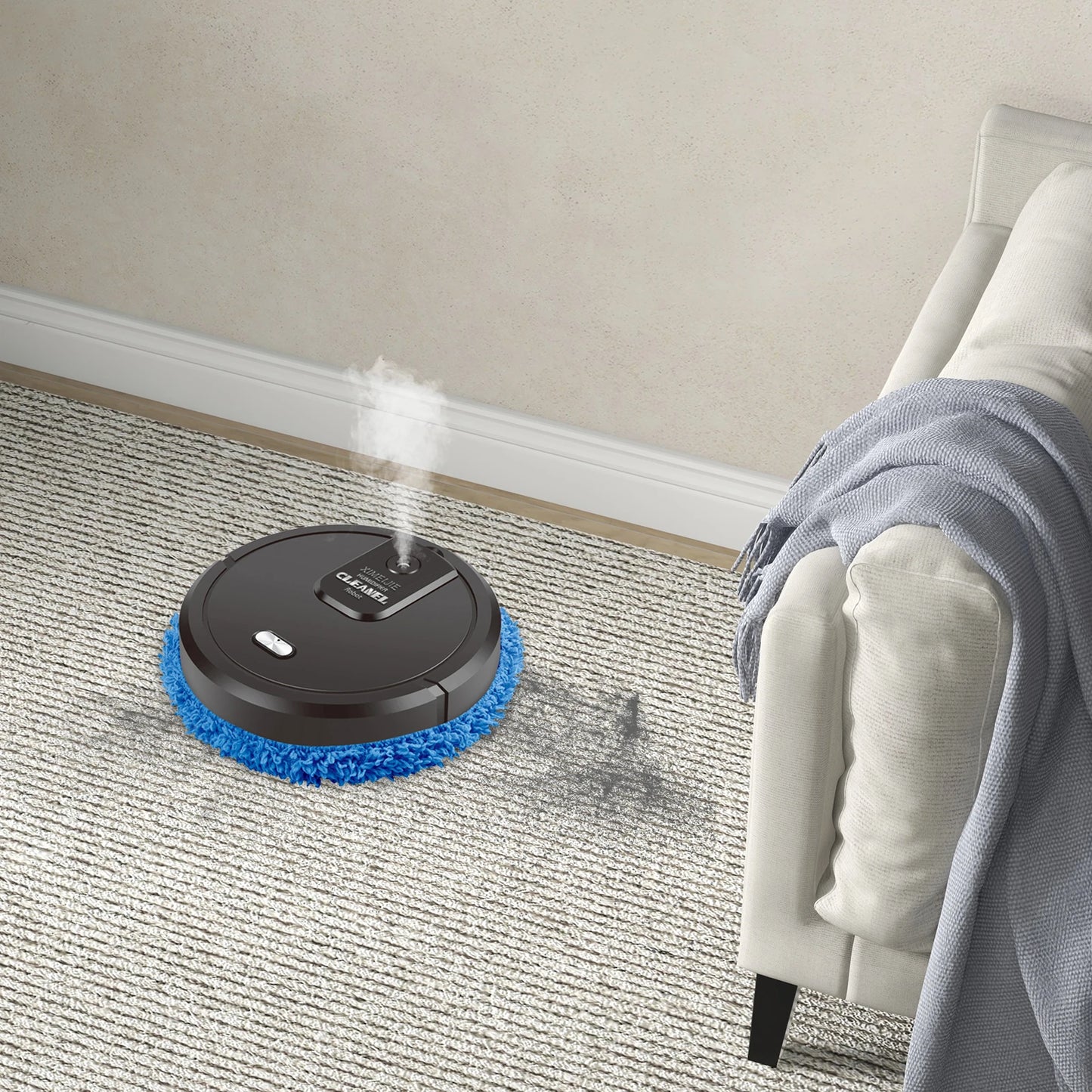 Intelligent Mop Robot 2In1 Wet Dry Wood Tile Floors
