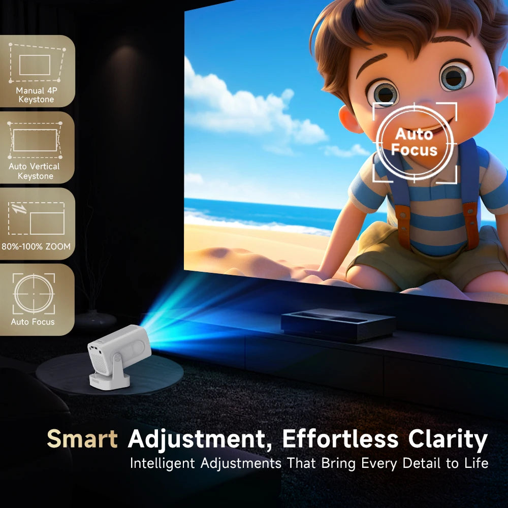 Magcubic HY310 4K Native Mini Projector 1080P 330ANSI Auto Focus Air Mouse