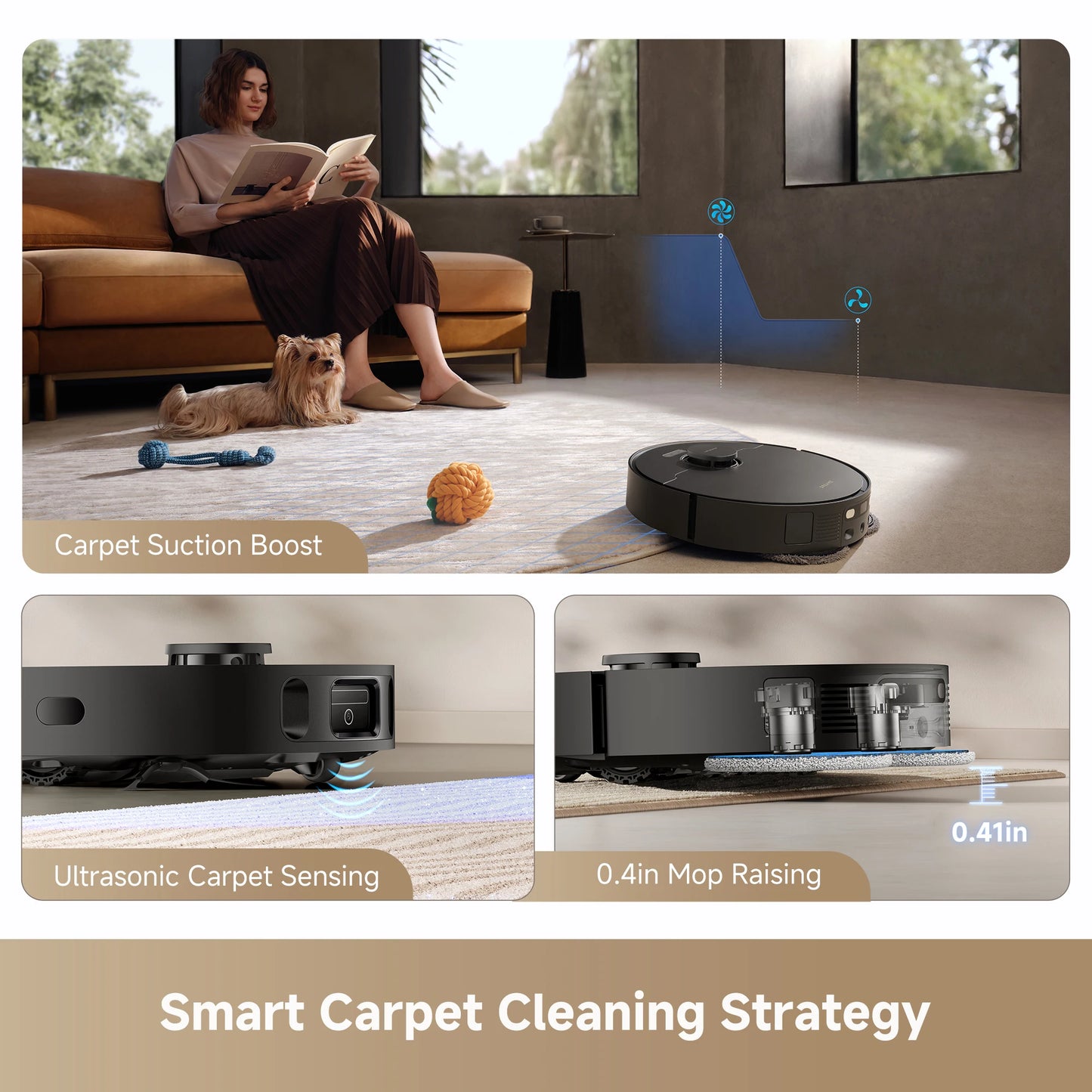 Dreame GoVac 400 Robot Vacuum And Mop Refurbished Performance