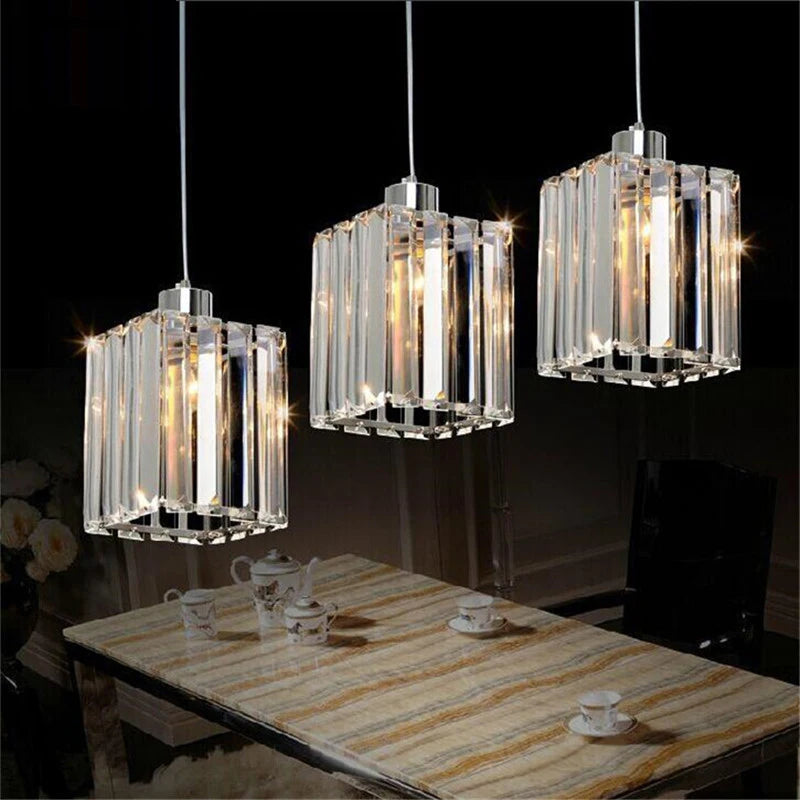 VETRULUS Modern K9 Crystal Ceiling Light Pendant Chandelier