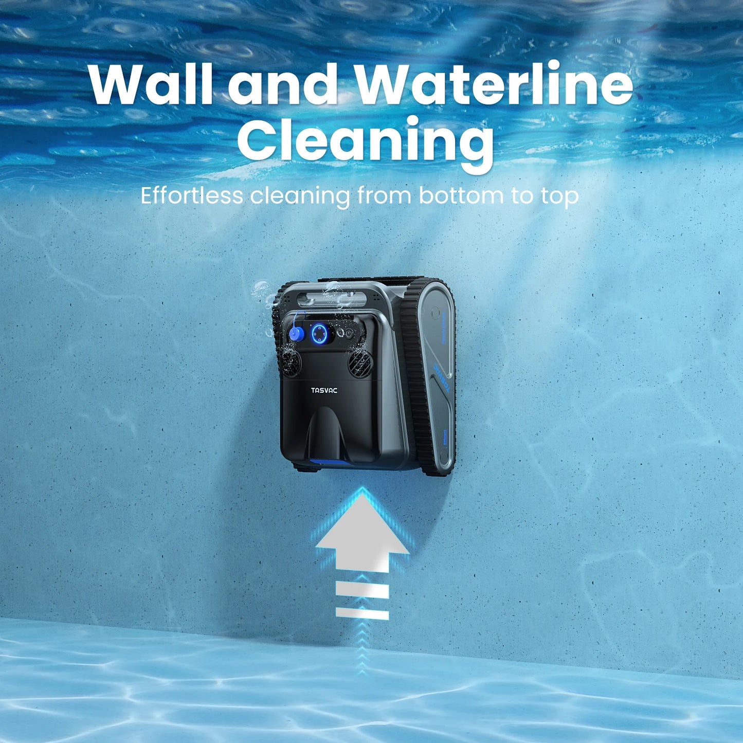 INSE Cordless Robotic Pool Cleaner Inground Pools With 4 Motors