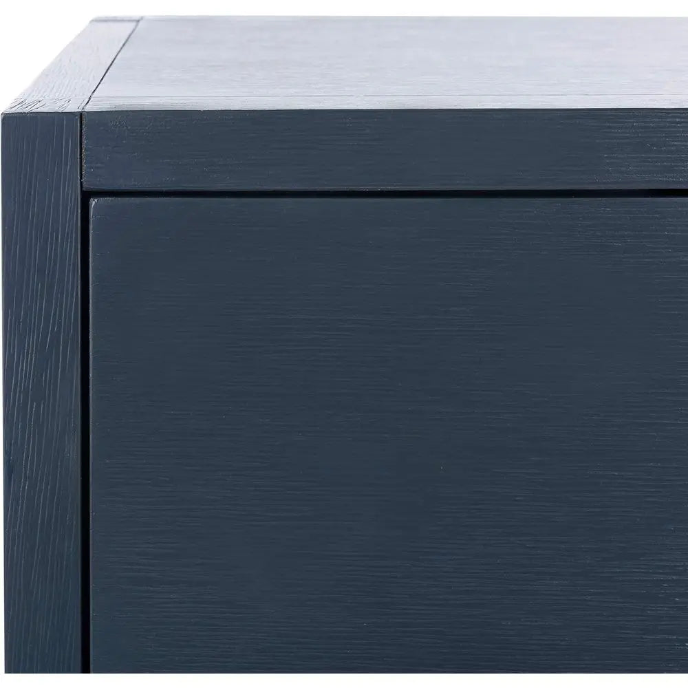 1-Der Nightstand Wood With Glam Gold Hardware For Bedroom