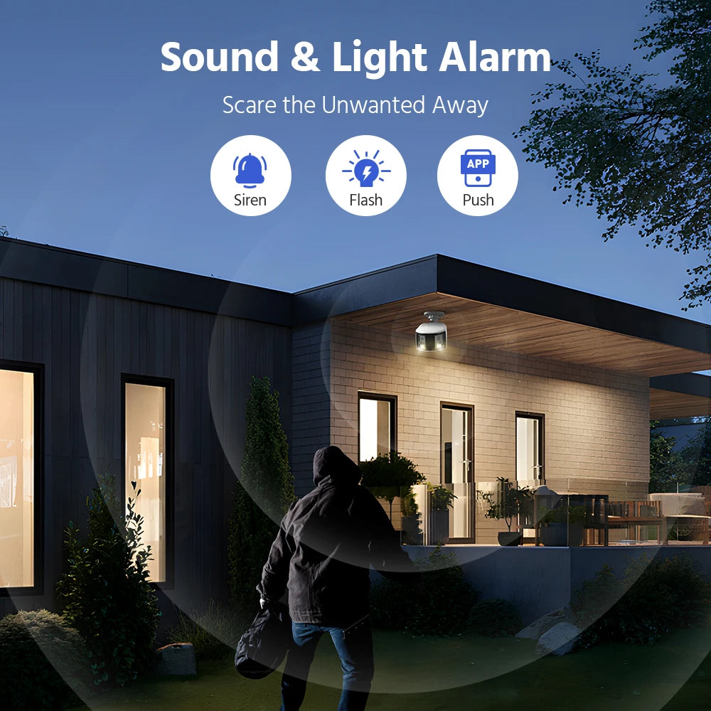ANNKE 6MP Smart Panoramic Dual Lens Camera 180 Degree