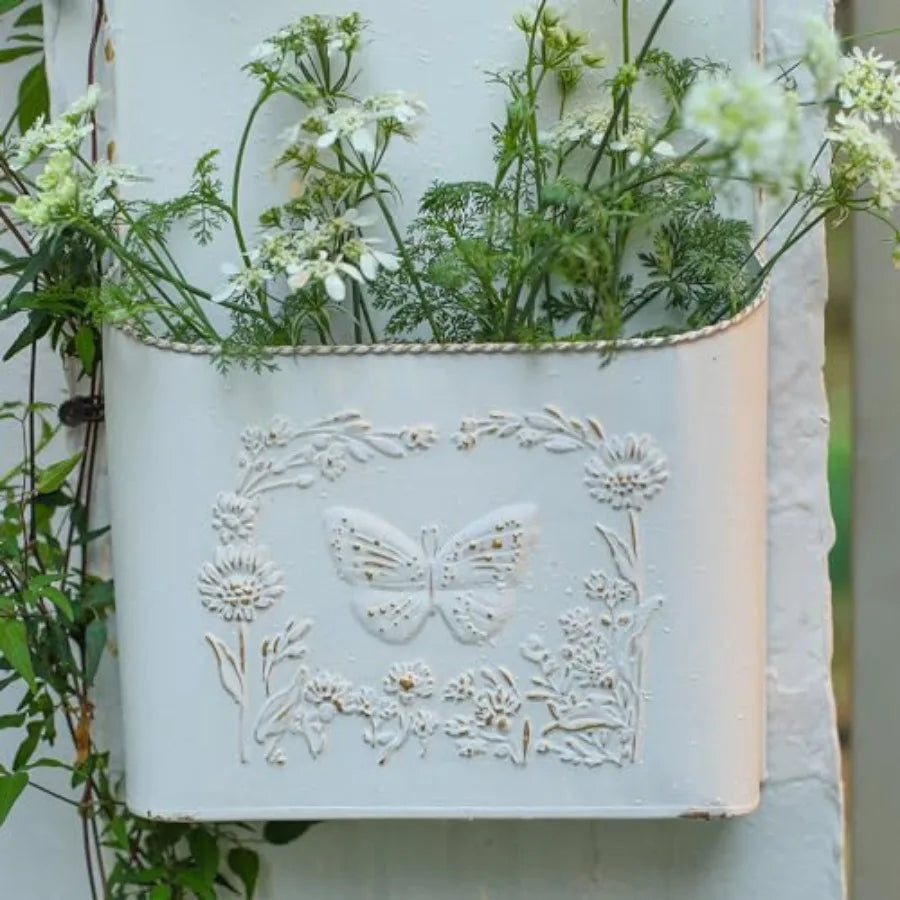 Outdoor Wall Planter Metal Hanging Planter for Outdoors and Indoors
