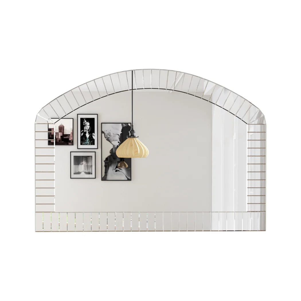 LUVODI Beveled Glass Decorative Wall Mirror Grecian Venetian Style