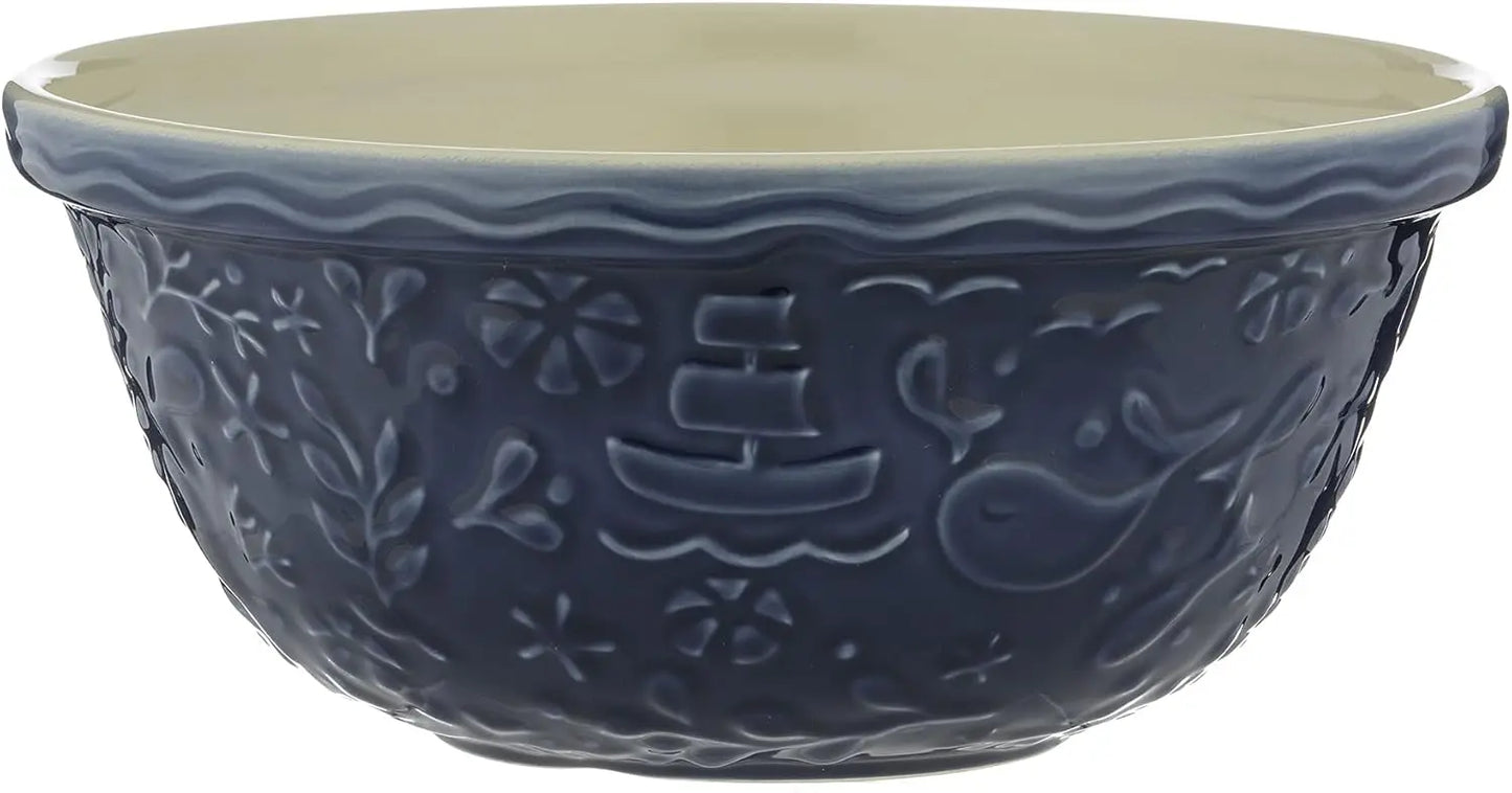 Durable Earthenware Mixing Bowl For Baking And Serving Dishwasher Safe