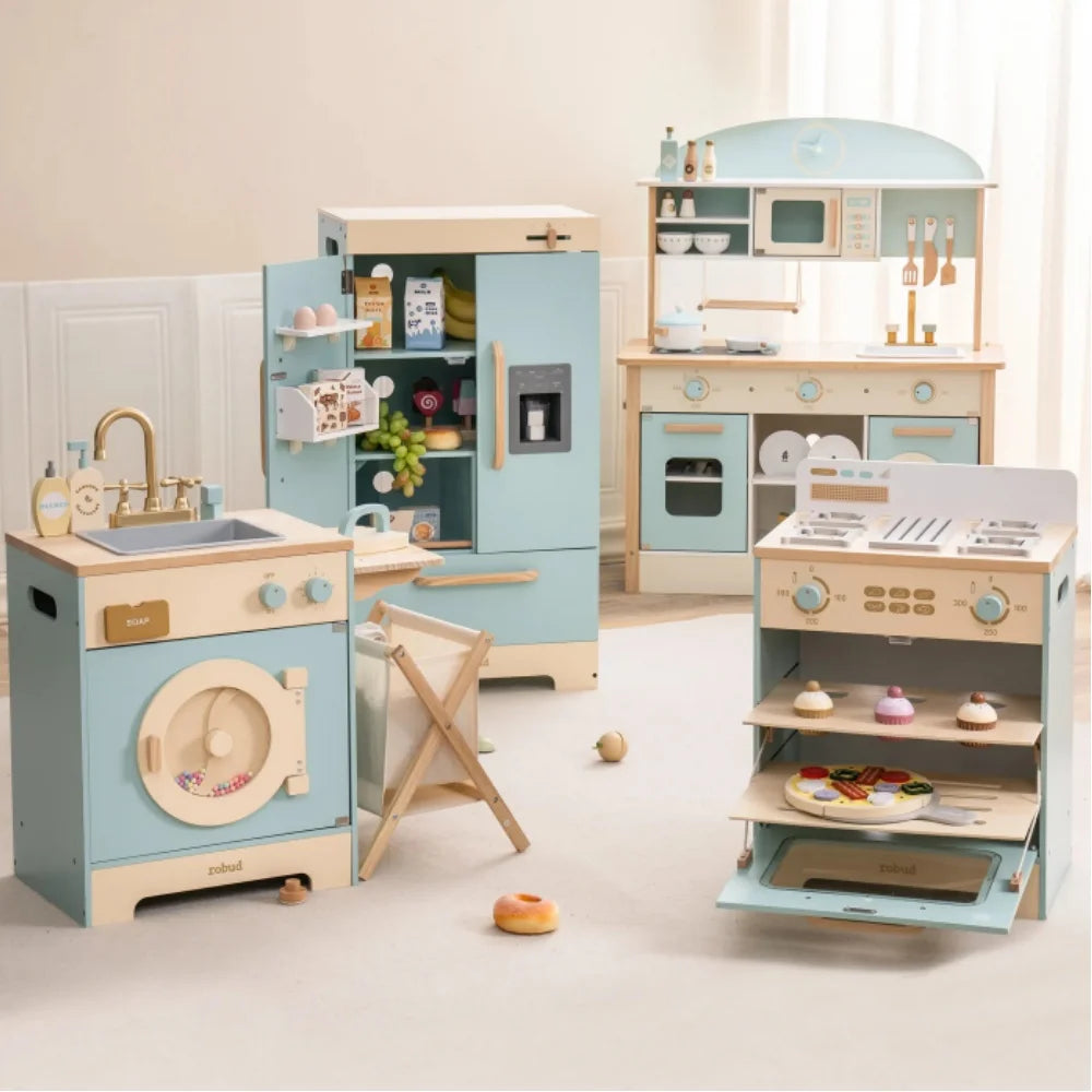 Robotime Robud Kitchen Washer Playset Pretend Kitchen For Kids