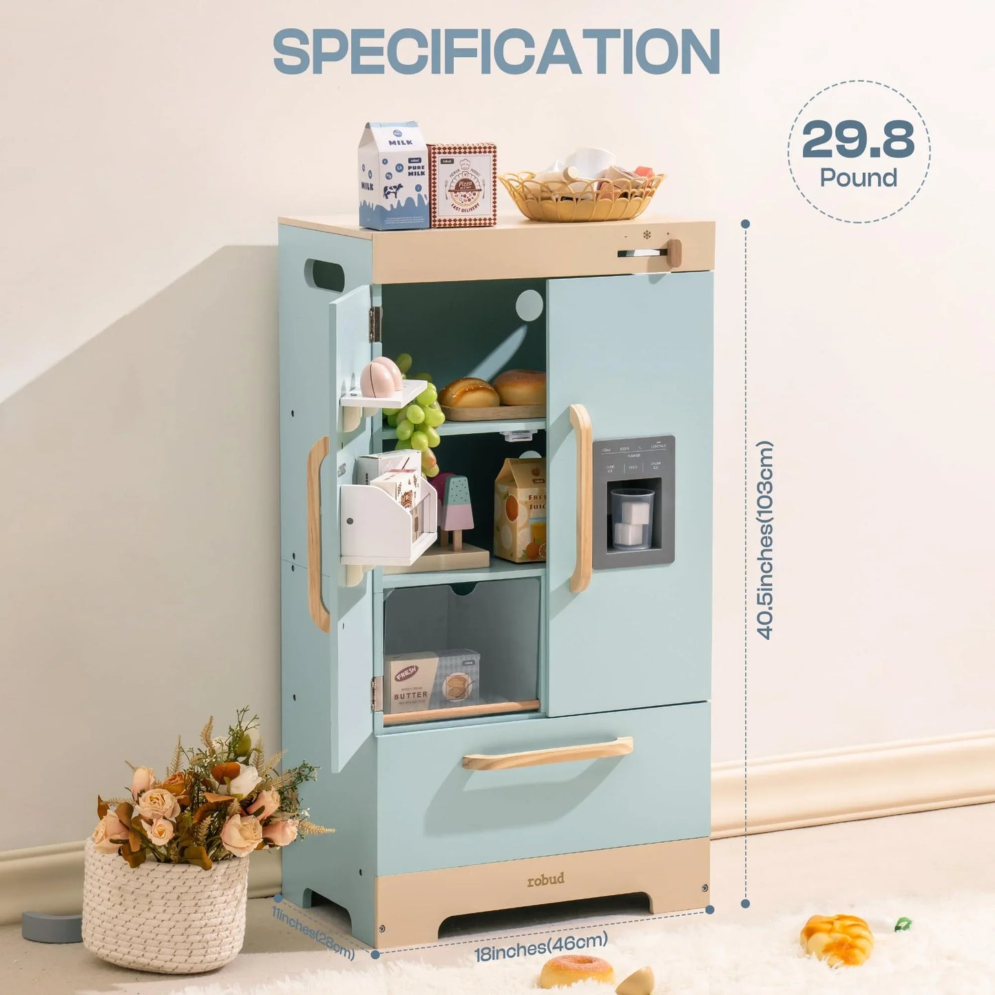 Robotime Robud Kitchen Washer Playset Pretend Kitchen For Kids