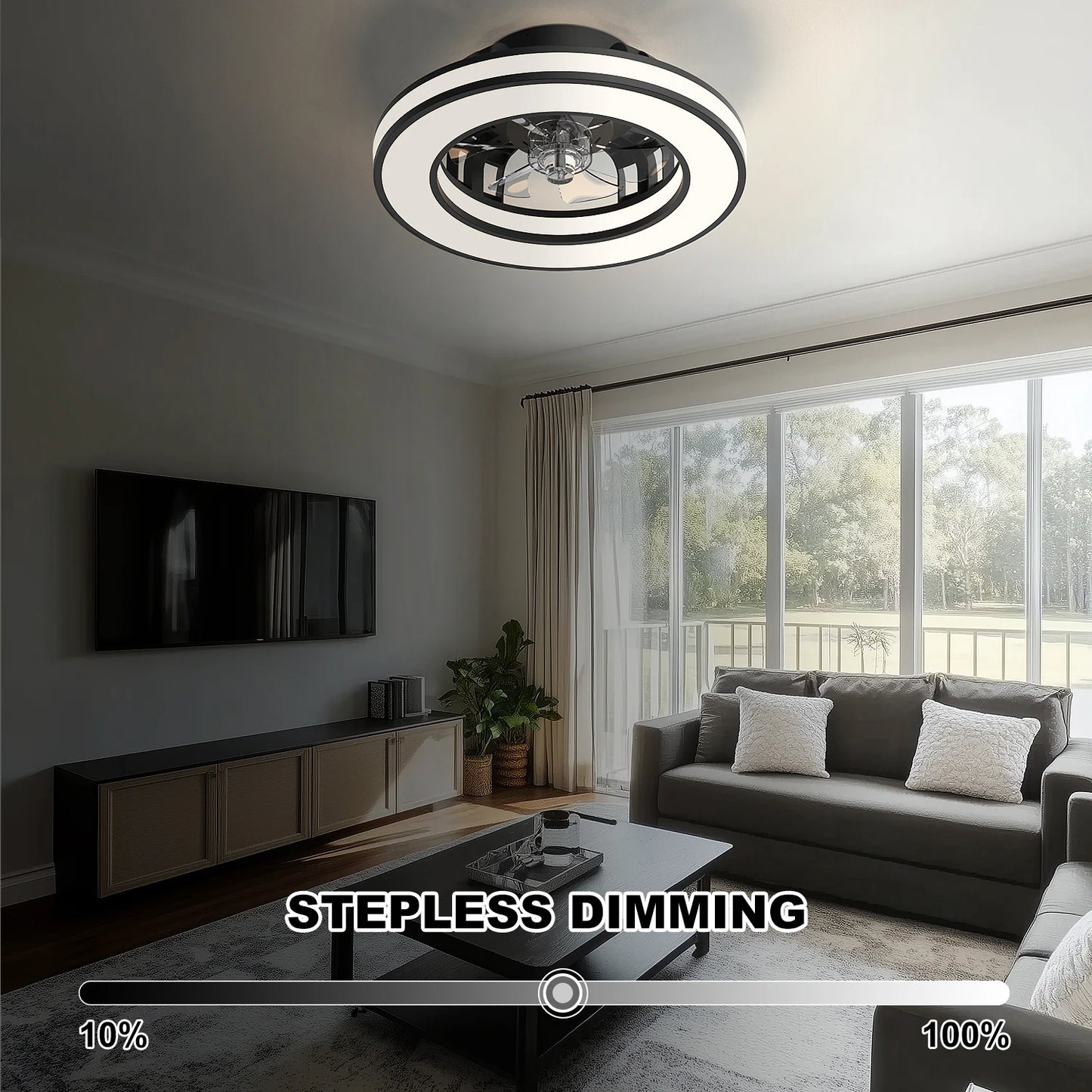 Stanbow LED Ceiling Fan With Remote Control And Dimming