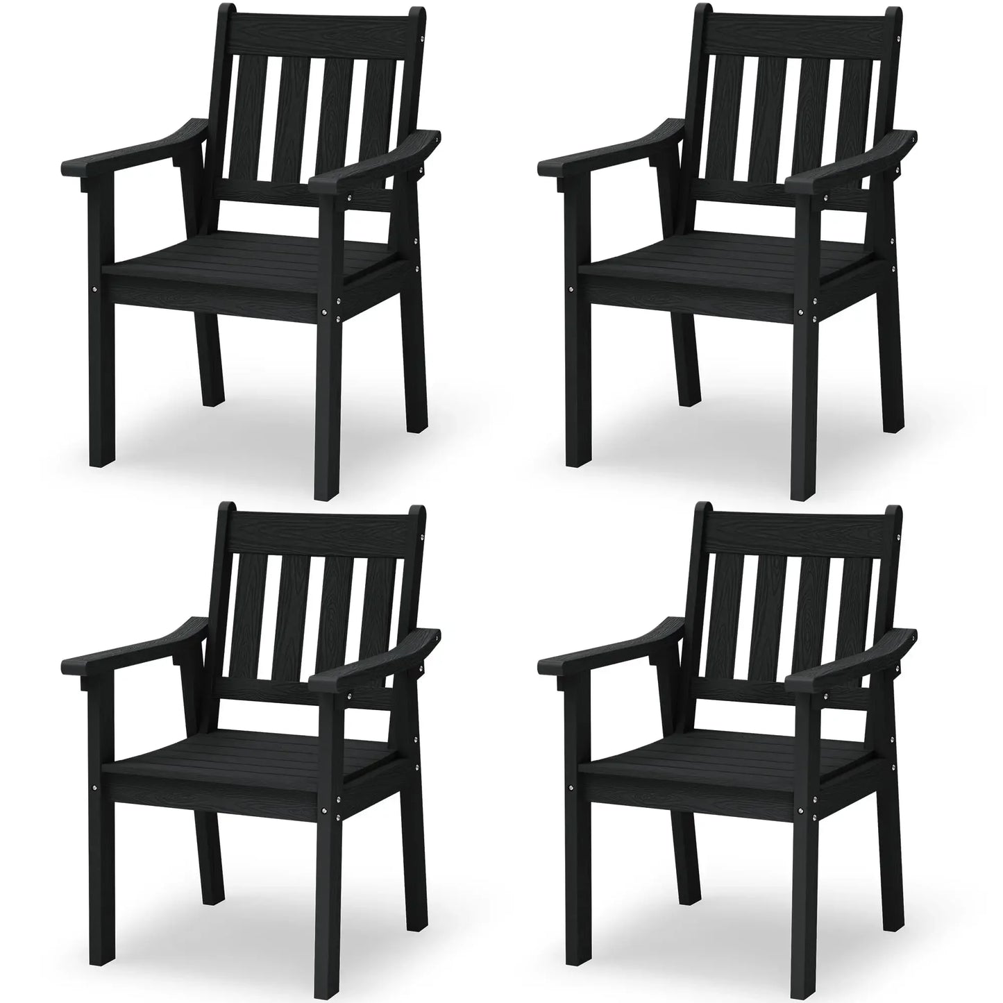 YEFU HIPS Patio Table Set 7 Piece Outdoor Dining Furniture