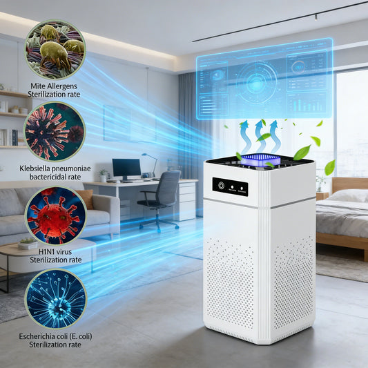 HEPA Air Purifier For Home Office USB Powered 360 Degree