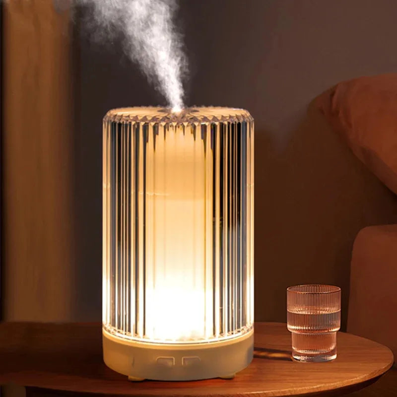 Portable Desktop Humidifier And Aromatherapy Diffuser With LED Light