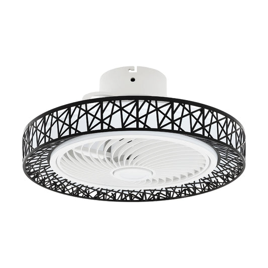 Contemporary Ceiling Fan With Integrated Light And Remote