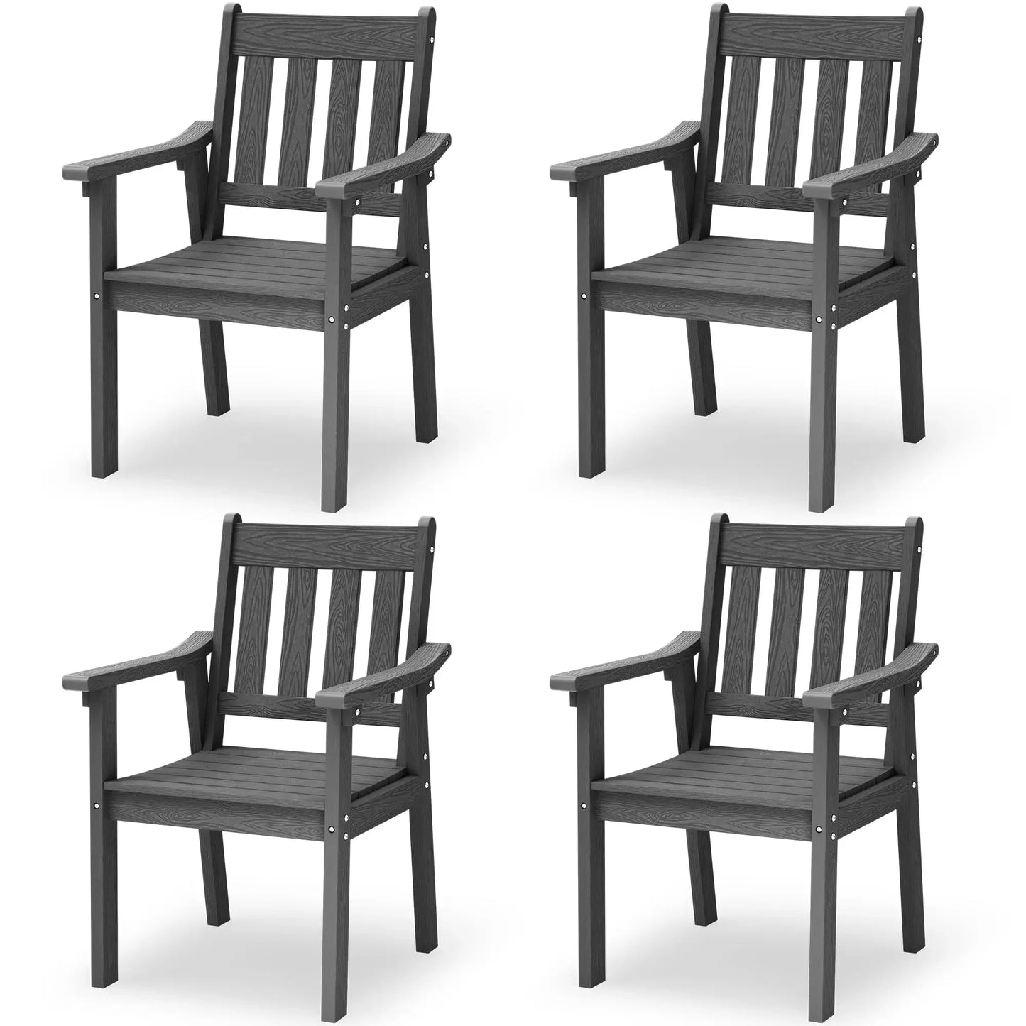 YEFU HIPS Patio Table Set 7 Piece Outdoor Dining Furniture