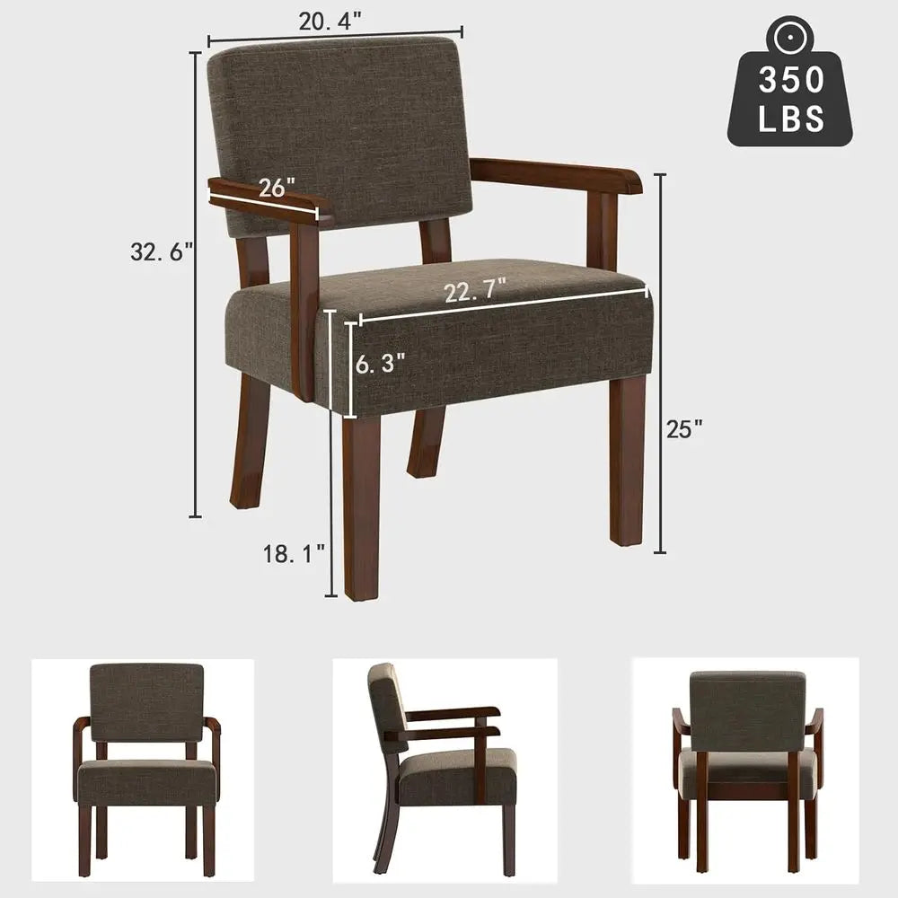 Accent Chair Upholstered Armchair For Modern Living Room