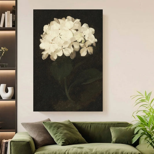 Framed Canvas Floral Artwork Modern Vintage Wall Decor