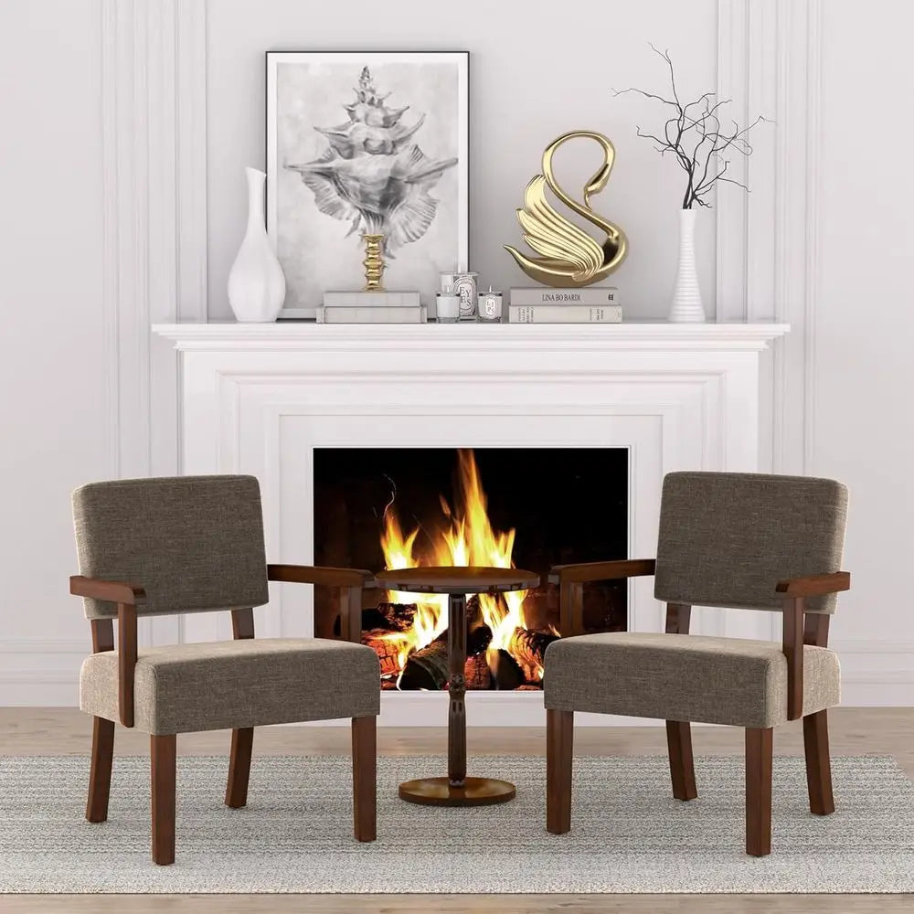 Accent Chair Upholstered Armchair For Modern Living Room