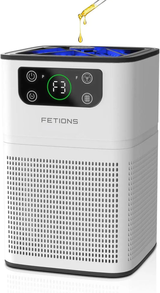 Compact Air Purifier for Bedroom With 3 Stage Filtration