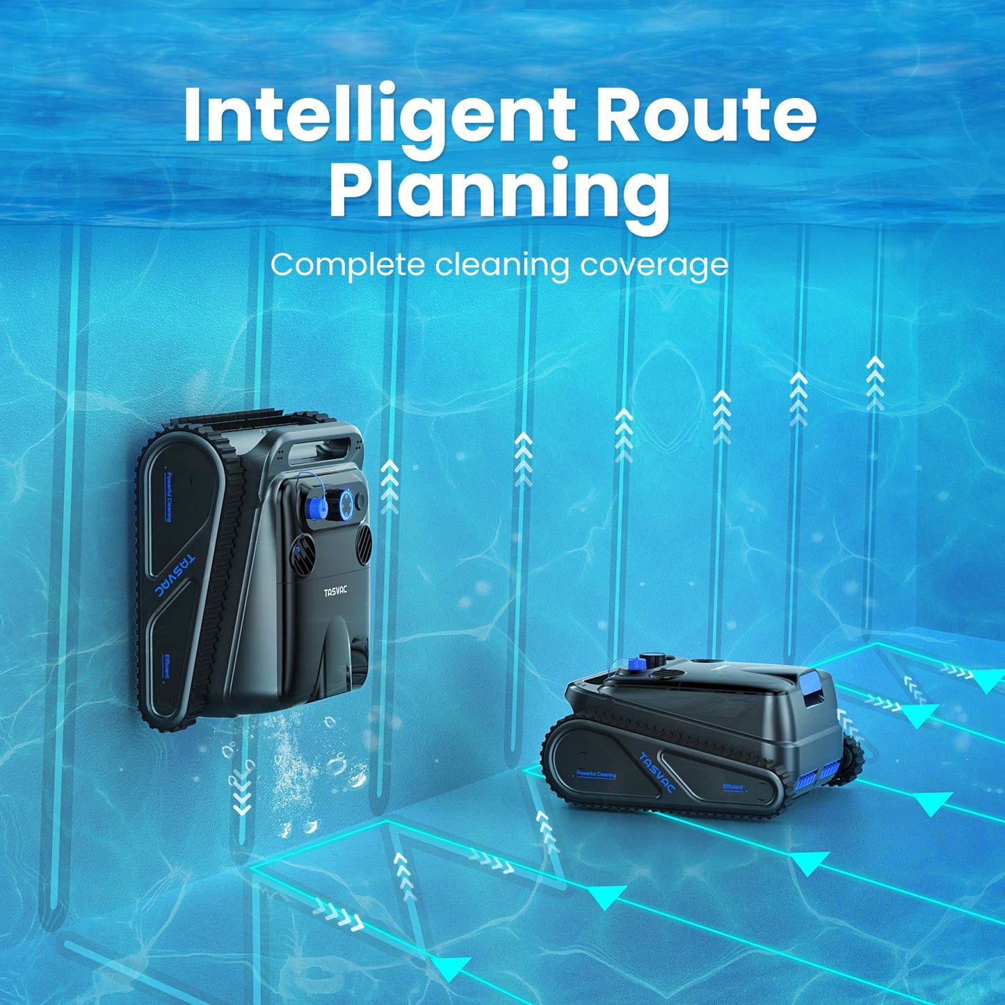 INSE Cordless Robotic Pool Cleaner Inground Pools With 4 Motors
