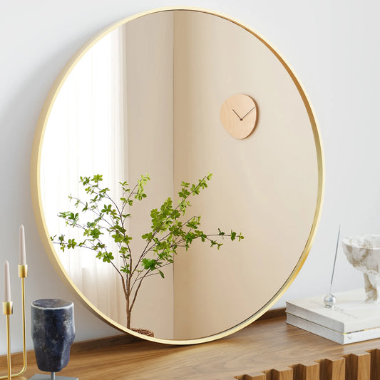 JHK Matte Metal Framed Vanity Mirror Wall Living Room