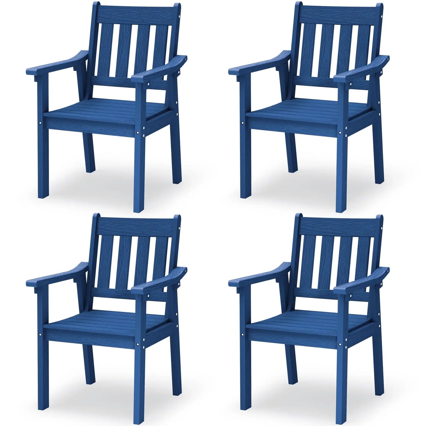 YEFU HIPS Patio Table Set 7 Piece Outdoor Dining Furniture
