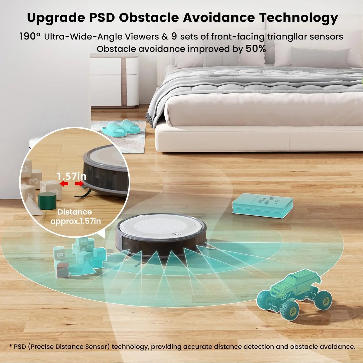 Lefant M310 Robot Vacuum With 4500Pa Suction And WiFi Control