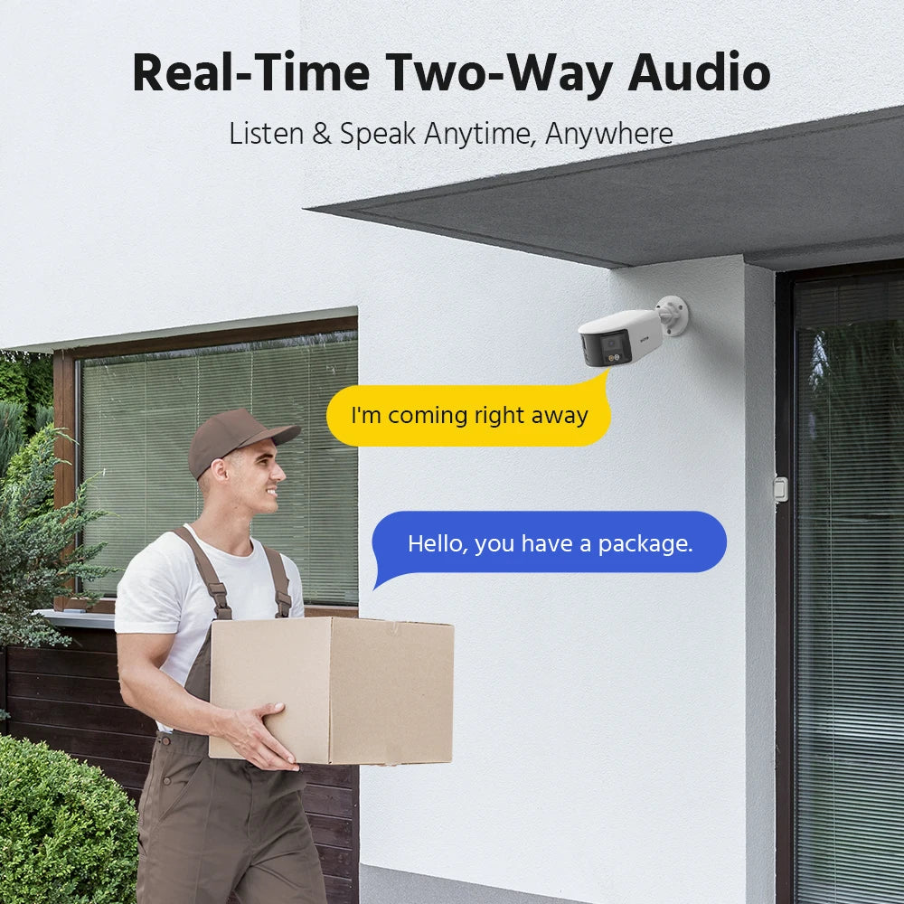 ANNKE 6MP Smart Panoramic Dual Lens Camera 180 Degree