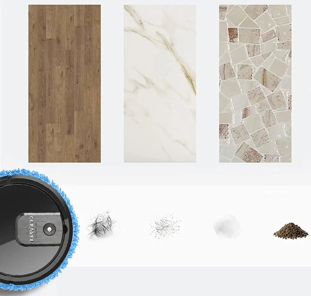 Intelligent Mop Robot 2In1 Wet Dry Wood Tile Floors