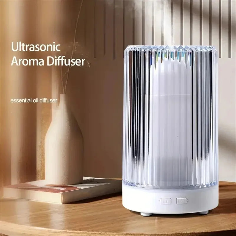 Portable Desktop Humidifier And Aromatherapy Diffuser With LED Light