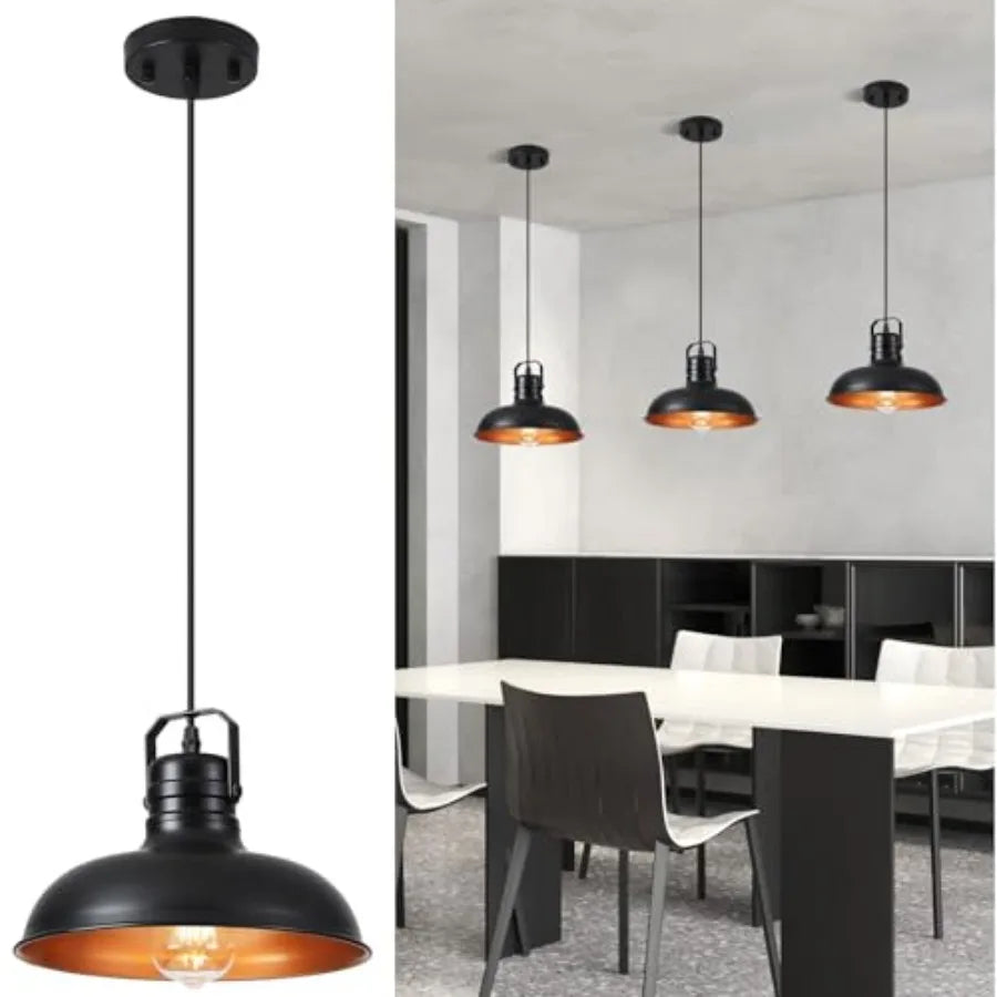 Industrial Farmhouse Adjustable Pendant Light Fixture