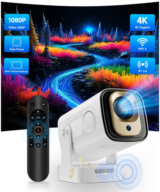 Magcubic HY310 4K Native Mini Projector 1080P 330ANSI Auto Focus Air Mouse