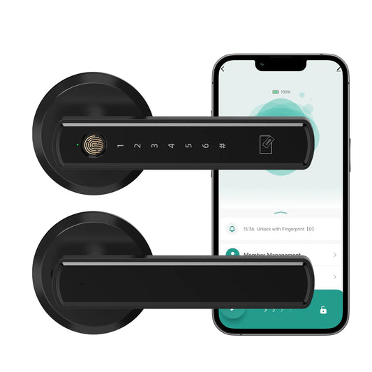 Viladepot Smart Door Lock With Fingerprint App Control And Keypad