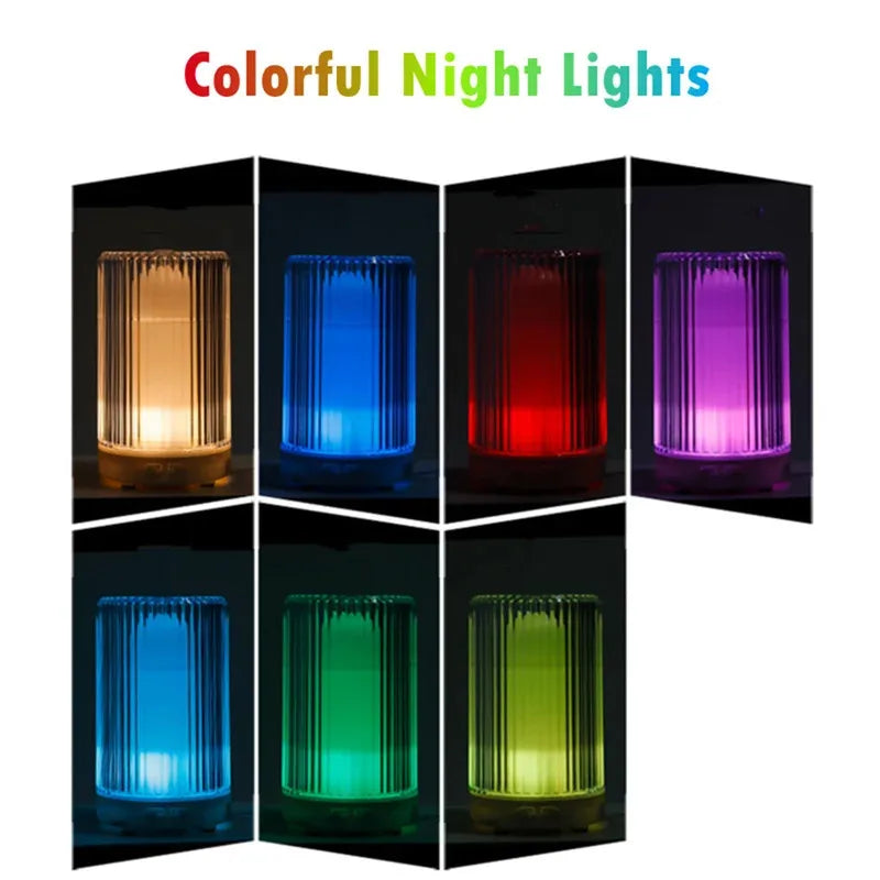 Portable Desktop Humidifier And Aromatherapy Diffuser With LED Light