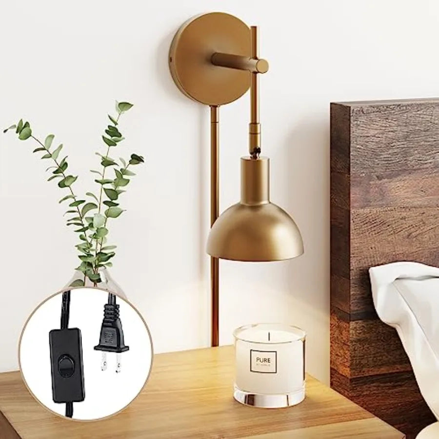 Tamlin Wall Light Plug In Sconce With On Off Switch
