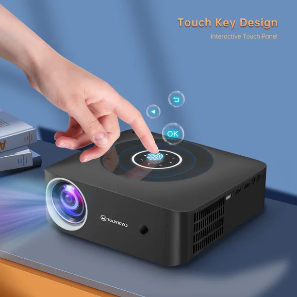 Portable 4K Projector WiFi Dual Band HDMI USB Movie Theater
