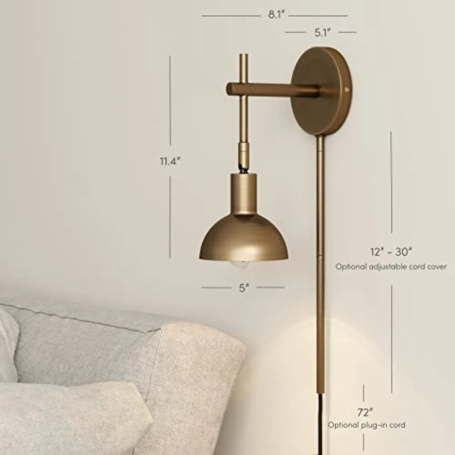 Tamlin Wall Light Plug In Sconce With On Off Switch