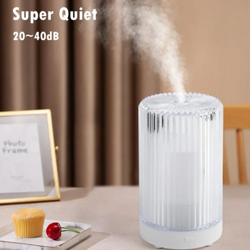 Portable Desktop Humidifier And Aromatherapy Diffuser With LED Light
