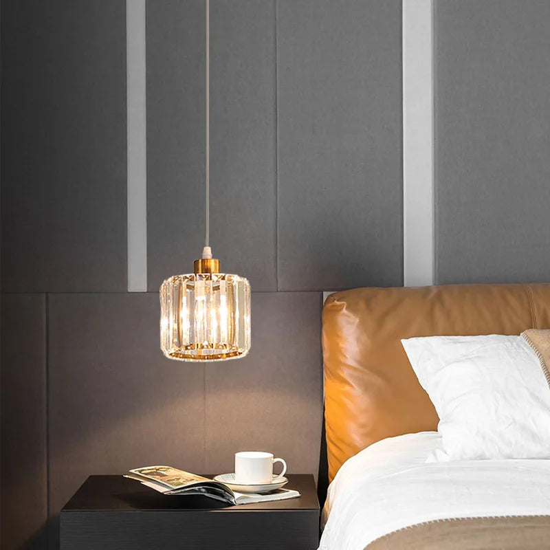 VETRULUS Modern K9 Crystal Ceiling Light Pendant Chandelier